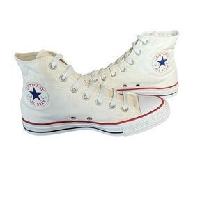 Women’s white size 7.5 Chuck Taylor Converse high tops.